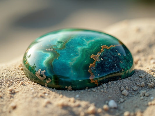 Chrysocolle — Vertus, Propriétés et Bienfaits en Lithothérapie - Pierre porte-bonheur
