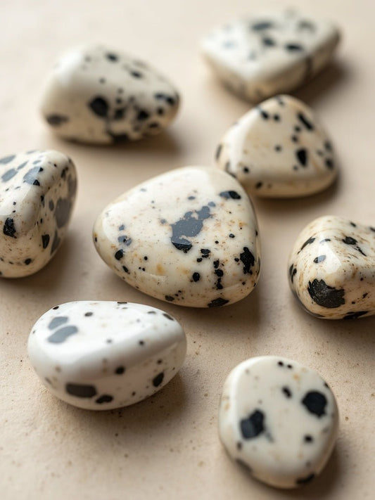 Jaspe Dalmatien — Vertus, Propriétés et Bienfaits en Lithothérapie - Pierre porte-bonheur