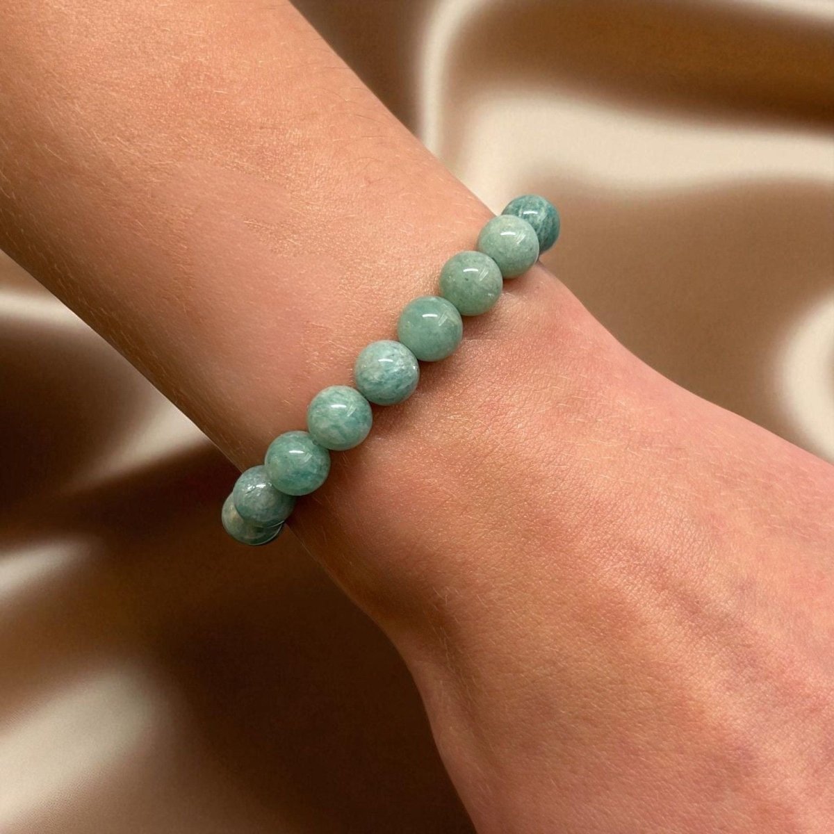 Bracelet Amazonite - Pierre porte - bonheur