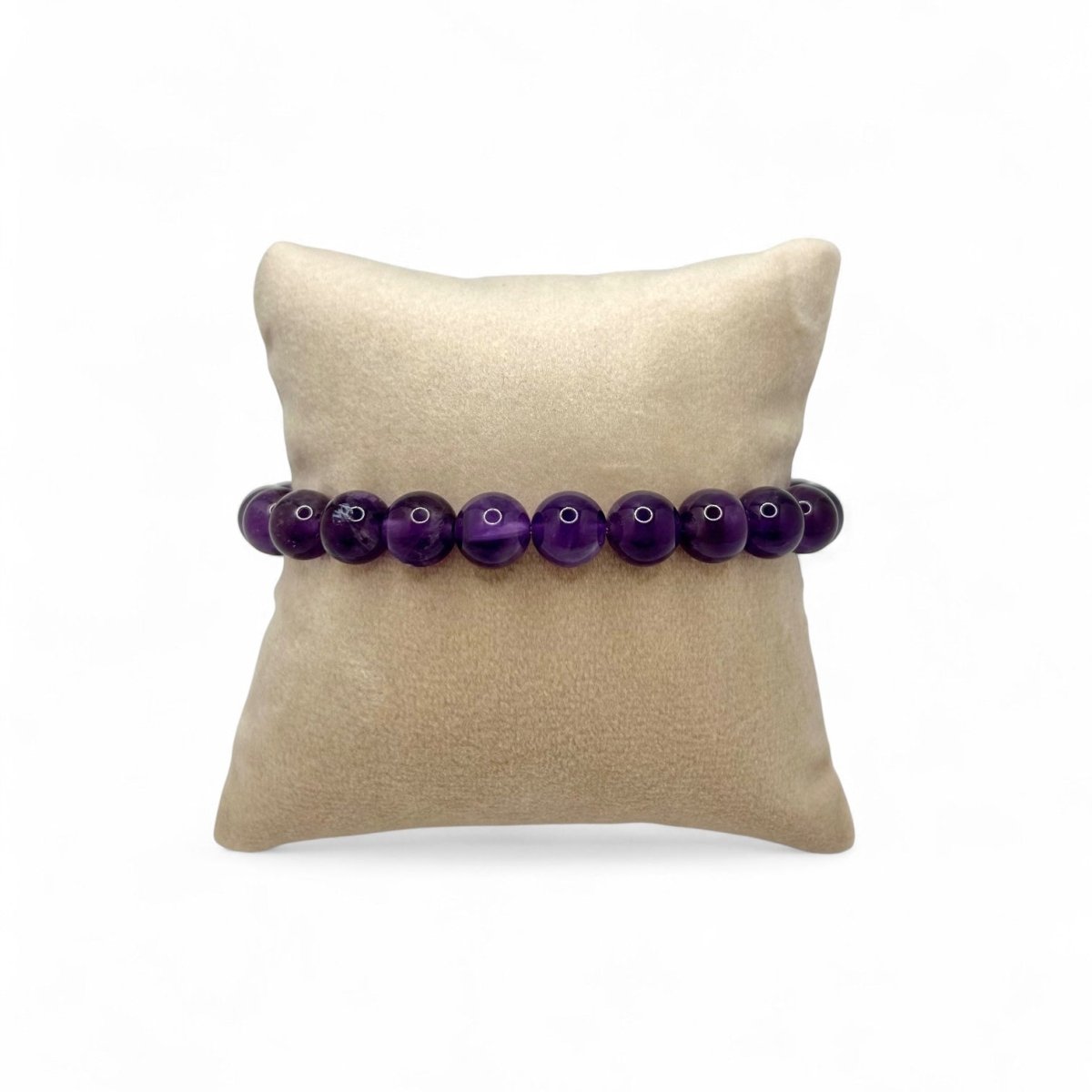 Bracelet Améthyste - Pierre porte - bonheur