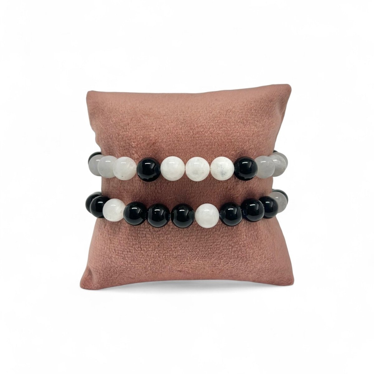 Bracelet Couple Éclipse Duo x2 - Pierre porte - bonheur