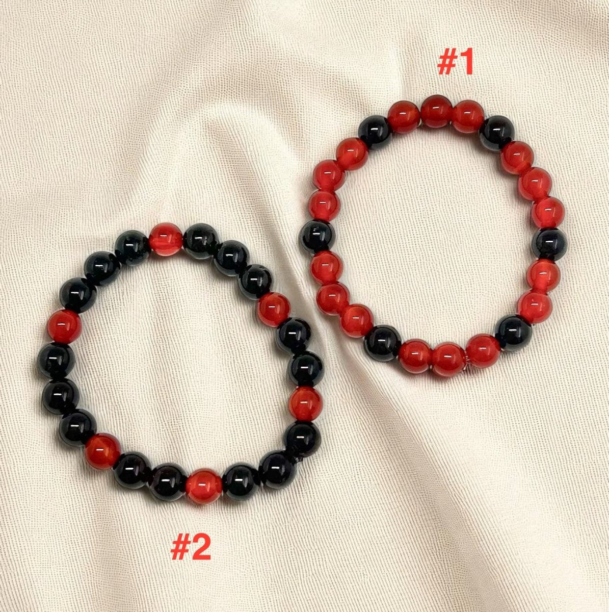 Bracelet Couple Passion Duo x2 - Pierre porte - bonheur