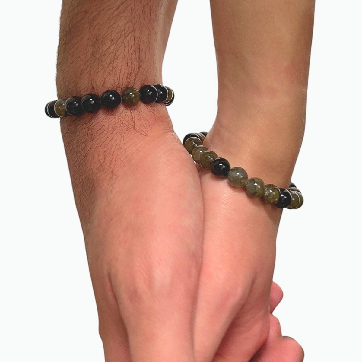 Bracelet Couple Protection Duo x2 - Pierre porte - bonheur