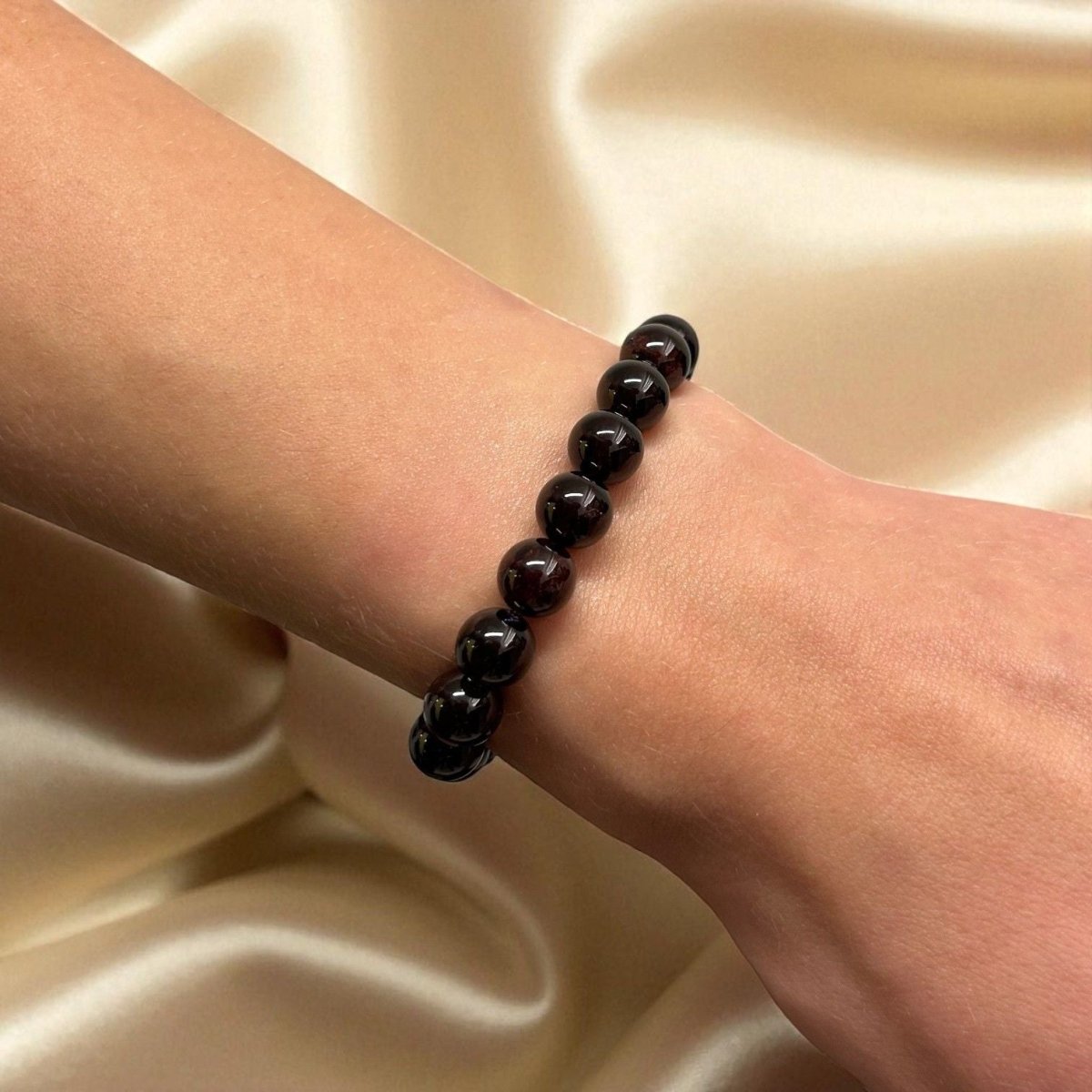 Bracelet Grenat - Pierre porte - bonheur