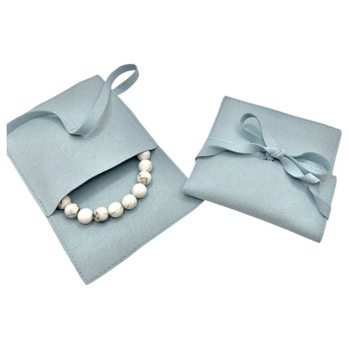 Bracelet Howlite - Pierre porte - bonheur