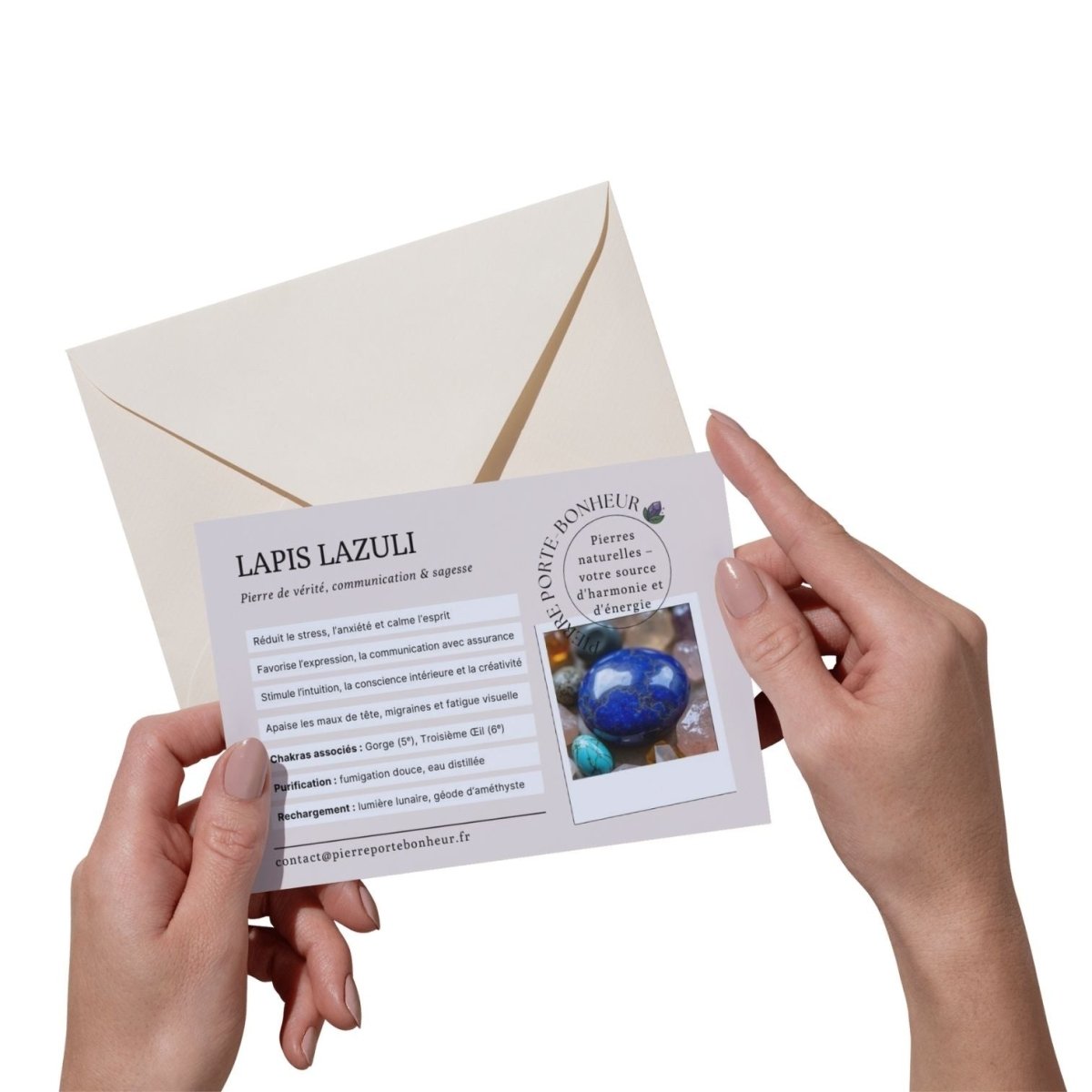 Bracelet Lapis Lazuli - Pierre porte - bonheur