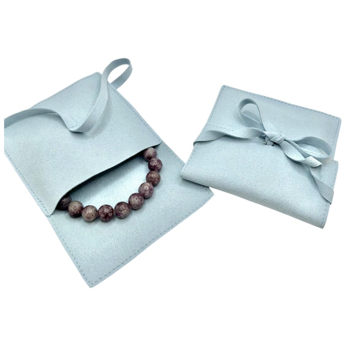 Bracelet Lépidolite - Pierre porte - bonheur