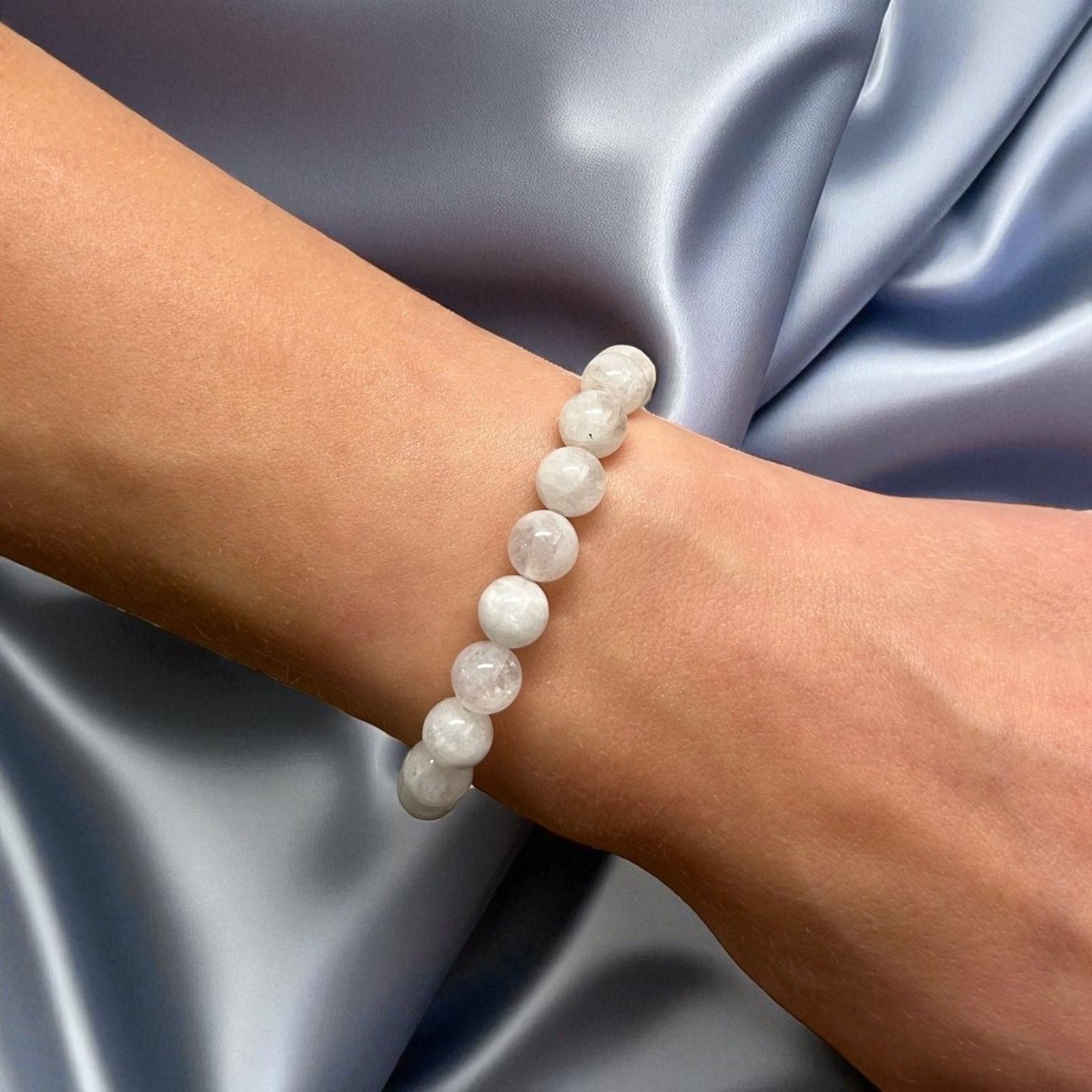 Bracelet Lune Arc - en - Ciel - Pierre porte - bonheur