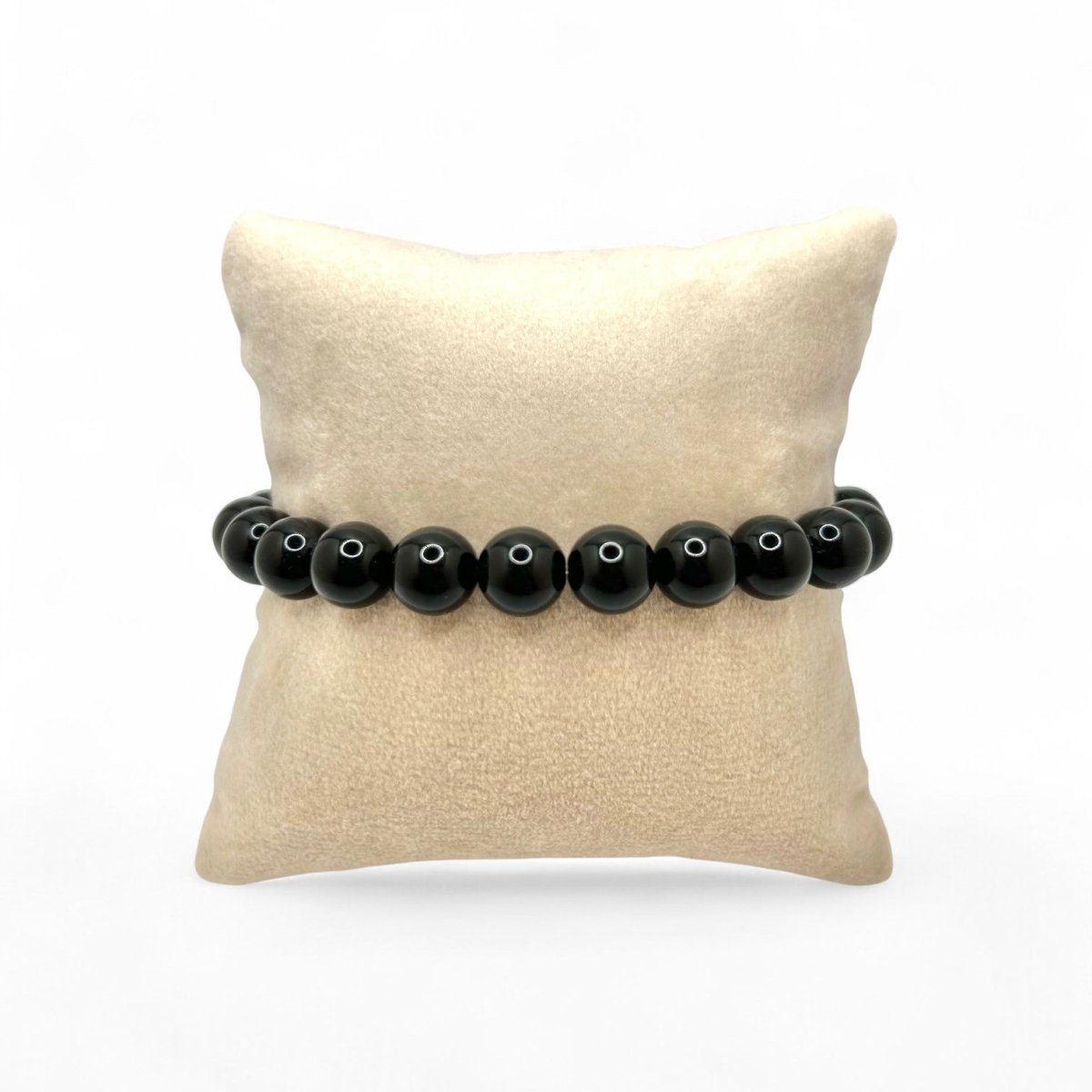 Bracelet Obsidienne - Pierre porte - bonheur