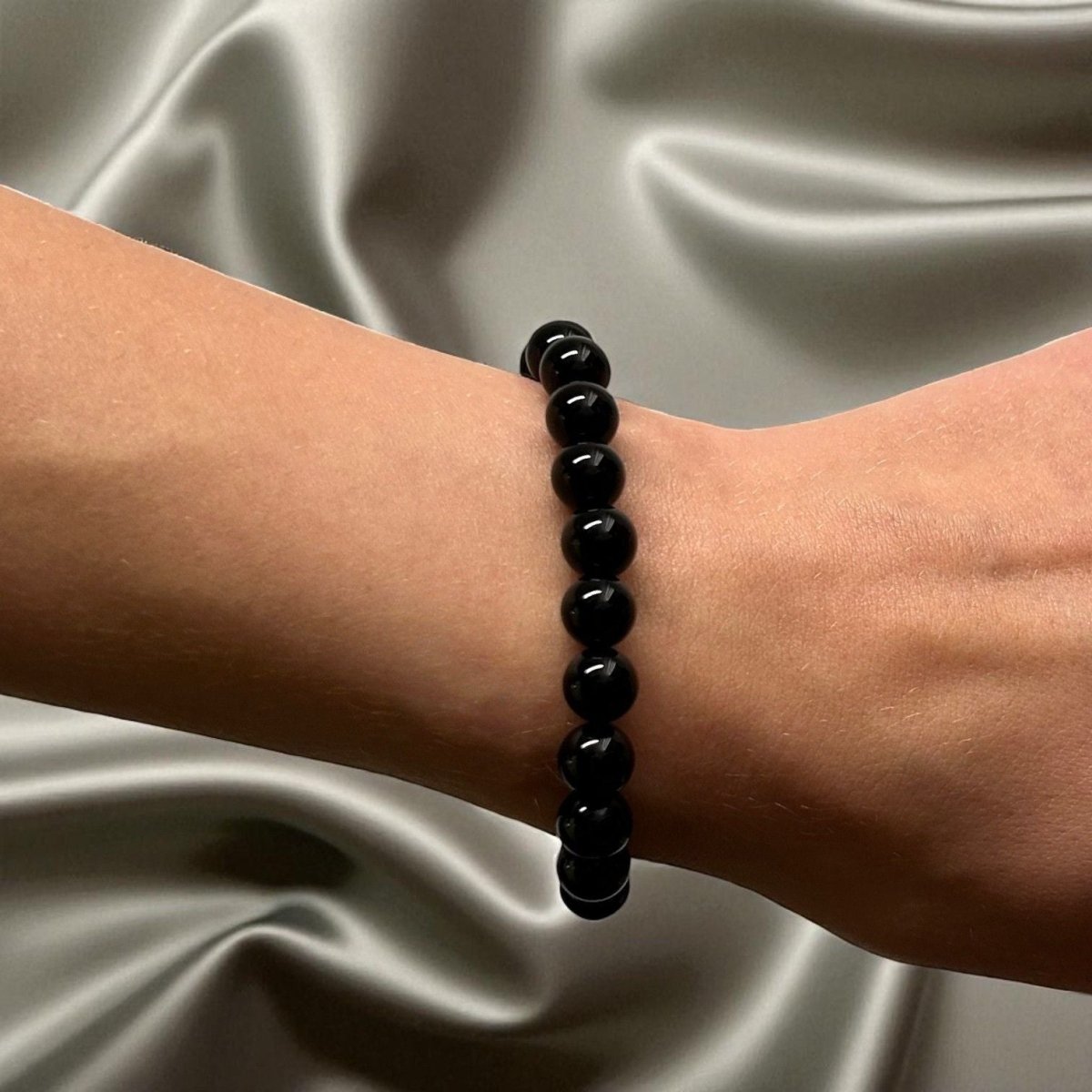 Bracelet Onyx - Pierre porte - bonheur