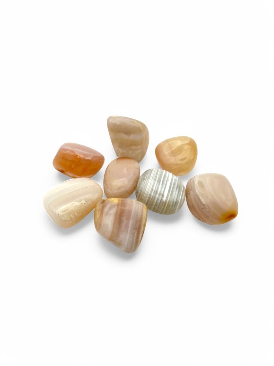 Pierre roulée Agate Naturelle - Pierre porte - bonheur