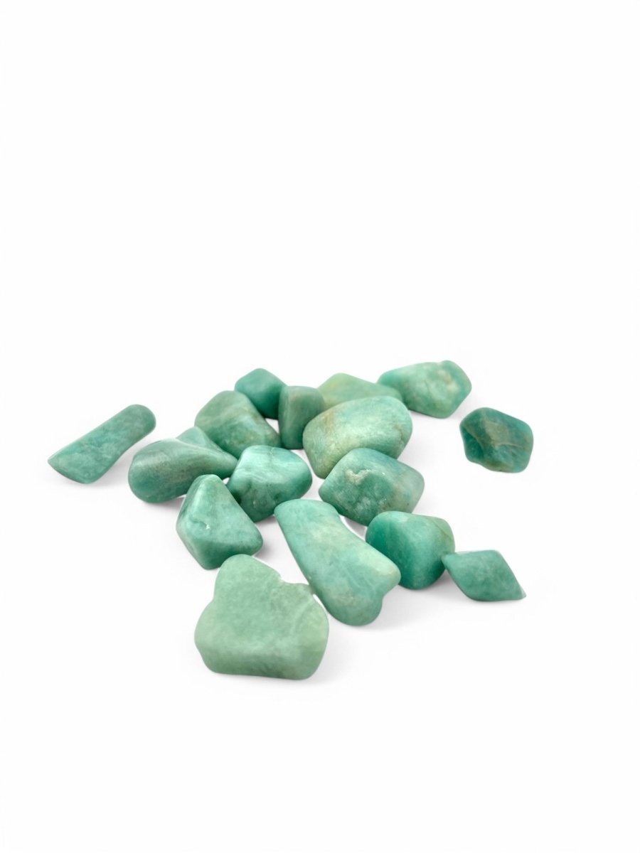 Pierre roulée Amazonite - Pierre porte - bonheur