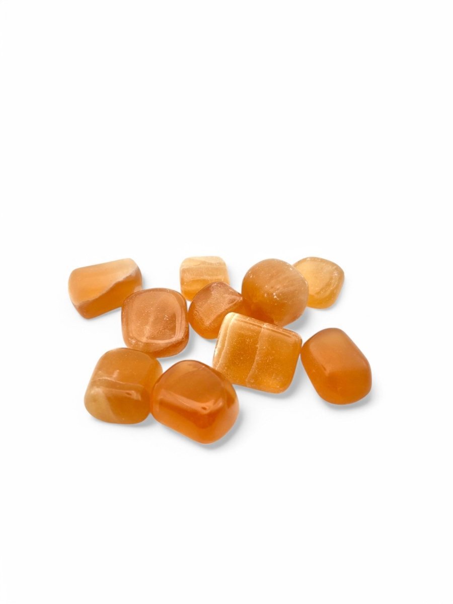 Pierre roulée Calcite - Pierre porte - bonheur