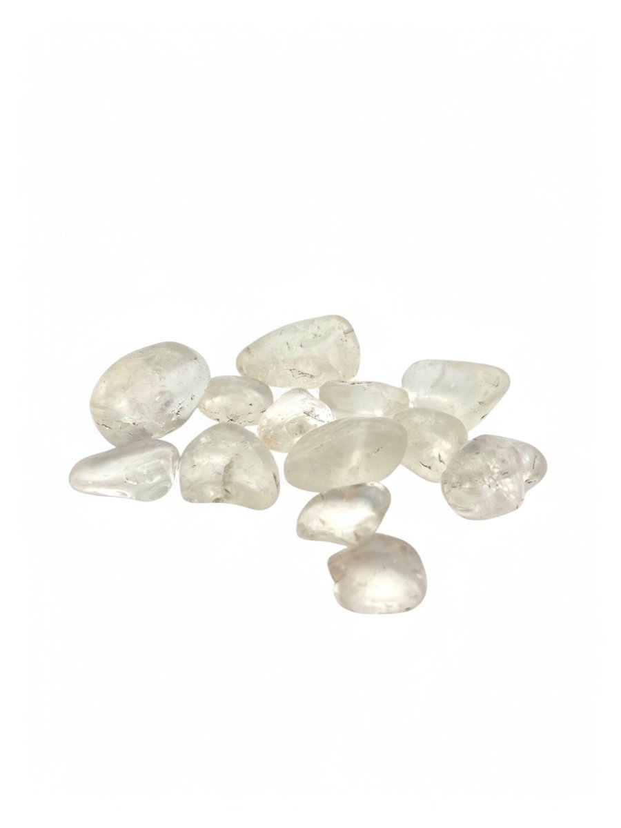 Pierre roulée Cristal de Quartz - Pierre porte - bonheur