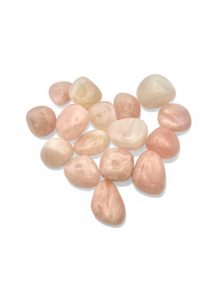 Pierre roulée Quartz Rose - Pierre porte - bonheur