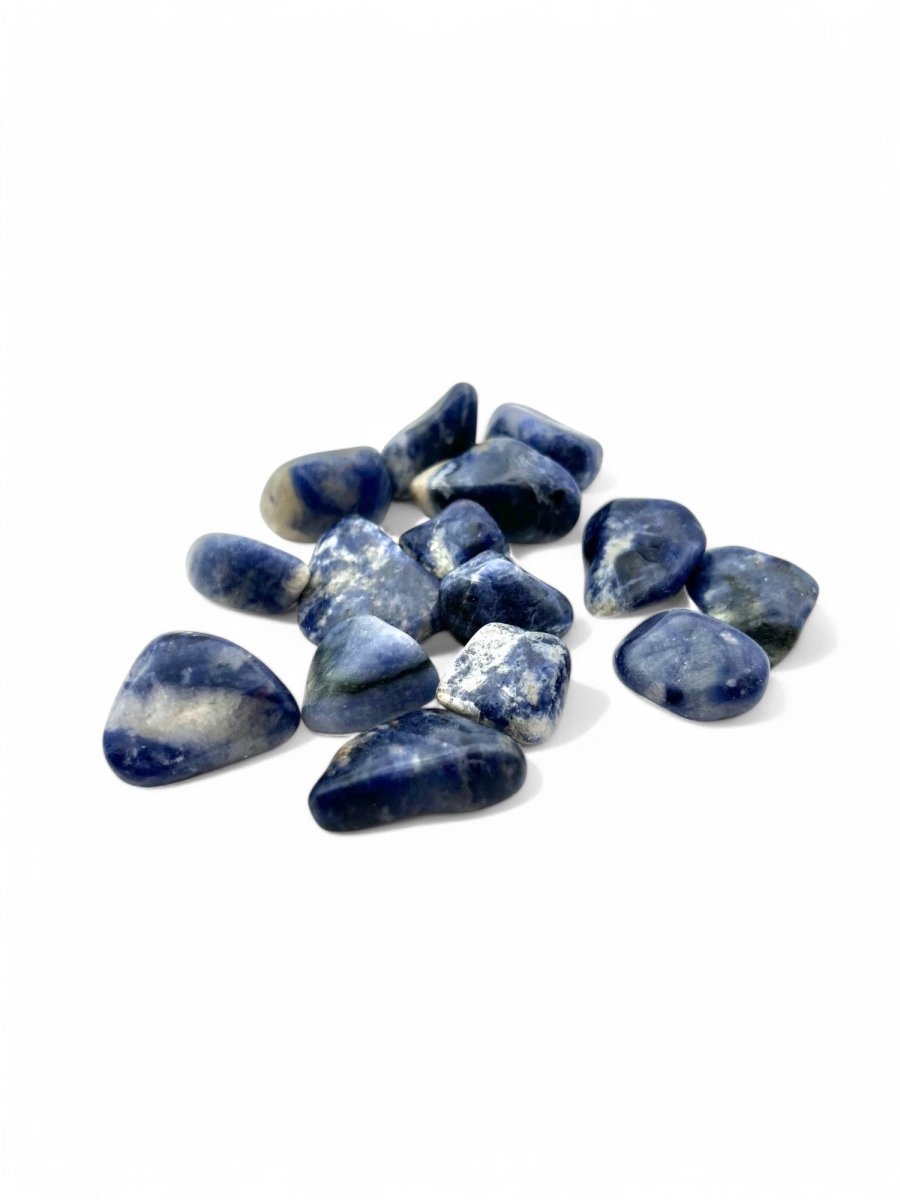 Pierre roulée Sodalite - Pierre porte - bonheur