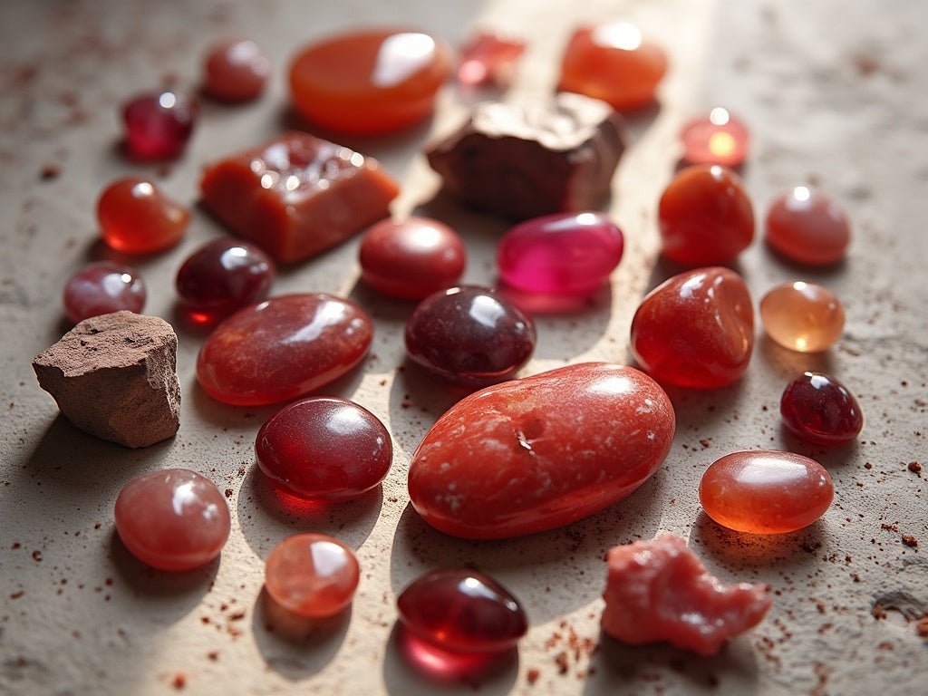 Pierre's Rouges Foncé Top 10 des pierres naturelles Jaunes