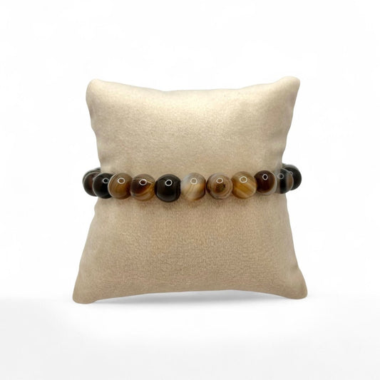 Bracelet Agate - Pierre porte - bonheur