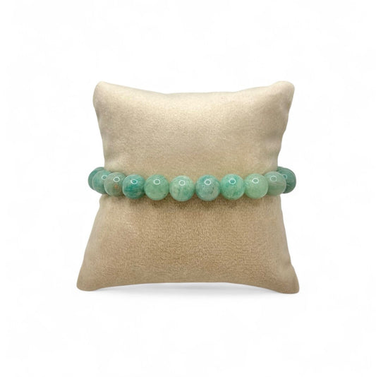 Bracelet Amazonite - Pierre porte - bonheur