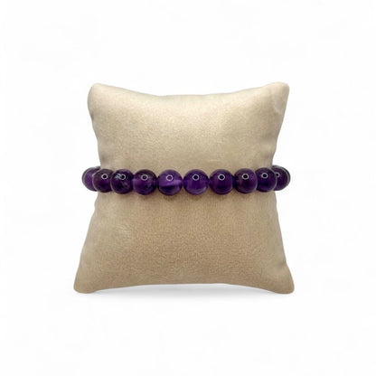 Bracelet Améthyste - Pierre porte - bonheur