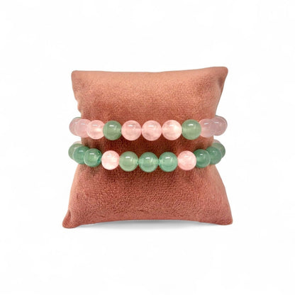 Bracelet Amitié Complicité Duo x2 - Pierre porte - bonheur