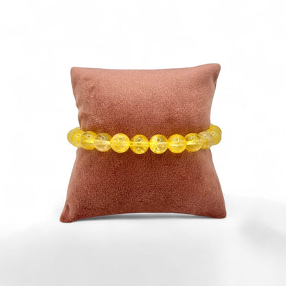 Bracelet Citrine - Pierre porte - bonheur