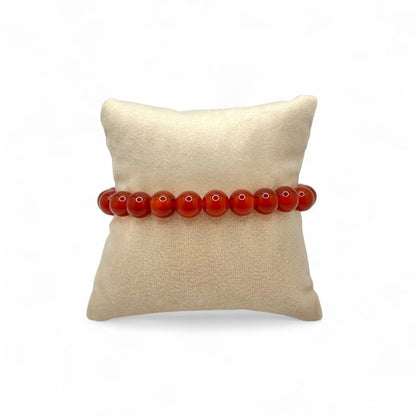 Bracelet Cornaline - Pierre porte - bonheur