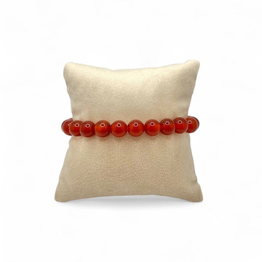 Bracelet Cornaline - Pierre porte - bonheur
