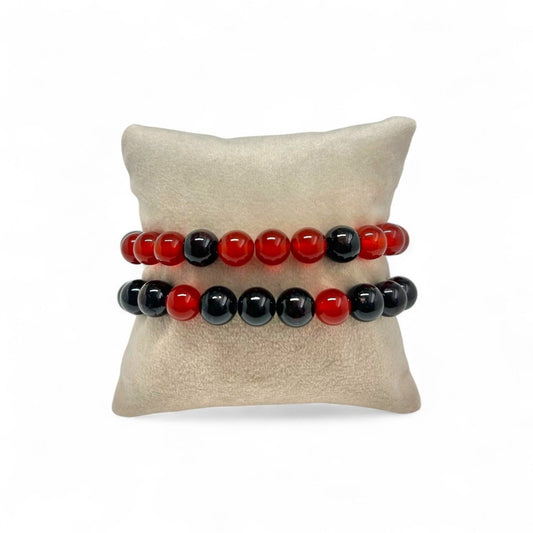 Bracelet Couple Passion Duo x2 - Pierre porte - bonheur