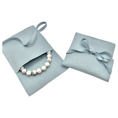 Bracelet Howlite - Pierre porte - bonheur