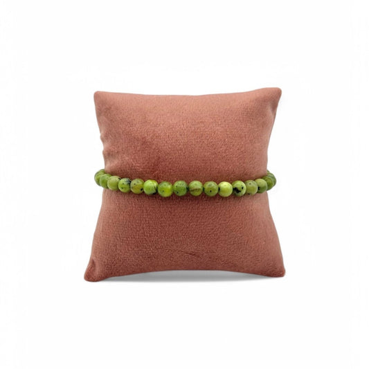 Bracelet Jade Néphrite - Pierre porte - bonheur
