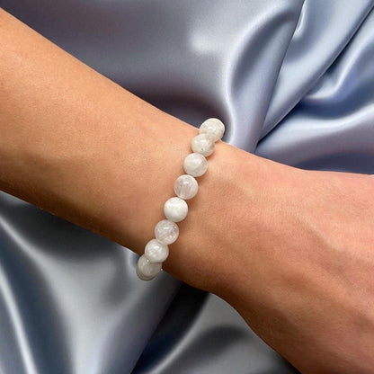 Bracelet Lune Arc - en - Ciel - Pierre porte - bonheur