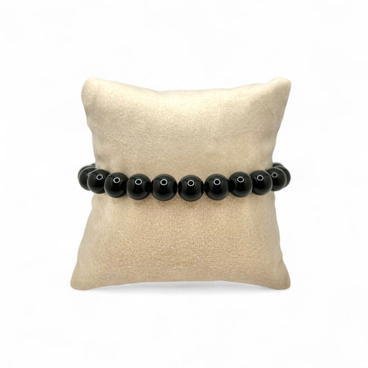 Bracelet Onyx - Pierre porte - bonheur