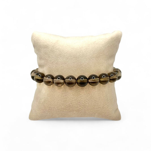 Bracelet Quartz Fumé - Pierre porte - bonheur