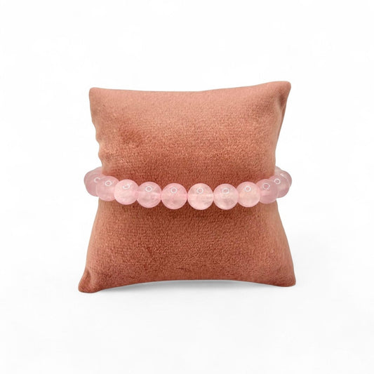 Bracelet Quartz Rose - Pierre porte - bonheur