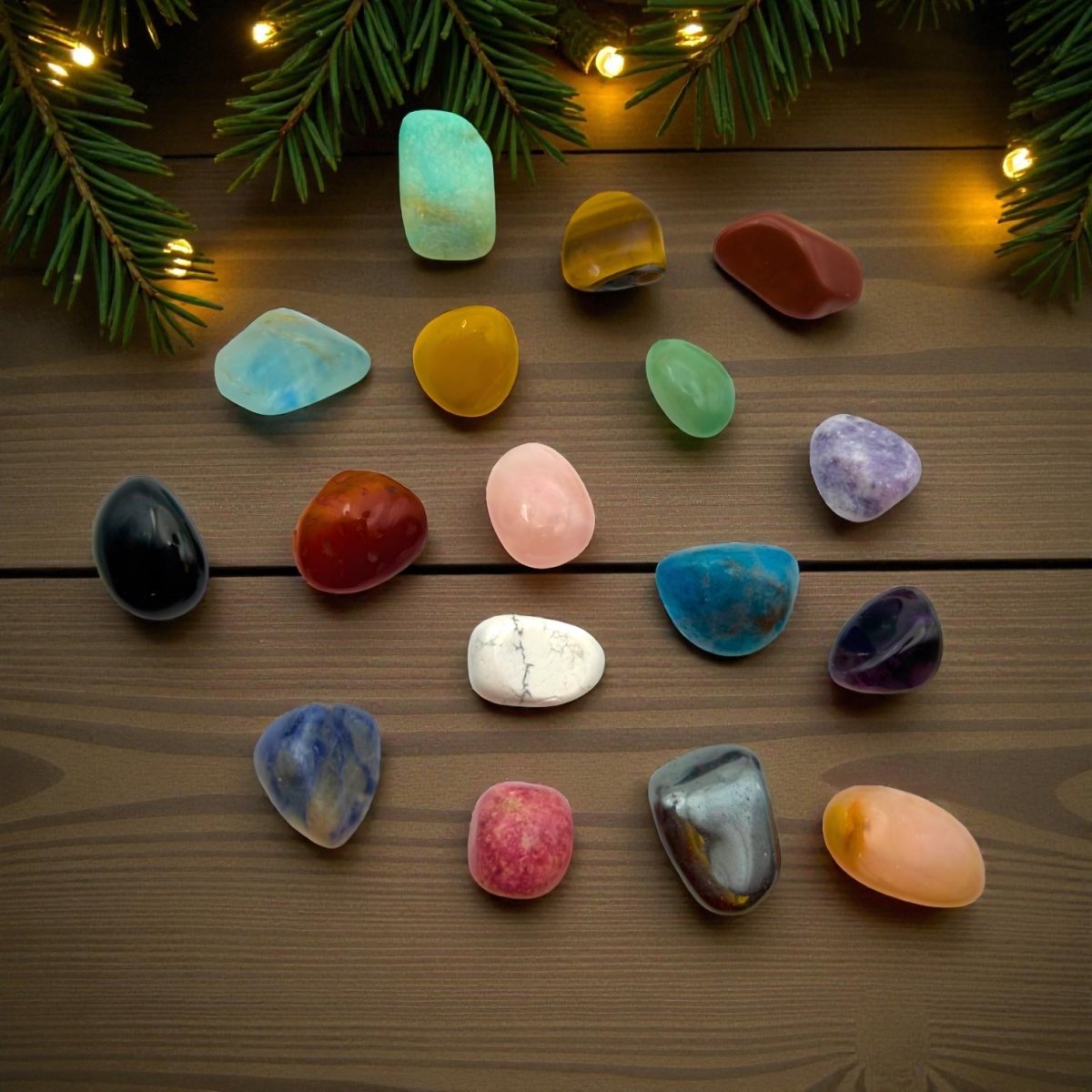 Calendrier Avent Bijoux & Pierres Naturelles – Vertus Énergétiques - Pierre porte - bonheur